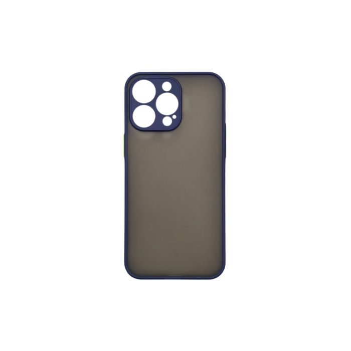 Luxury Matte Shockproof Phone Case for iPhone 15 Pro Max – Blue